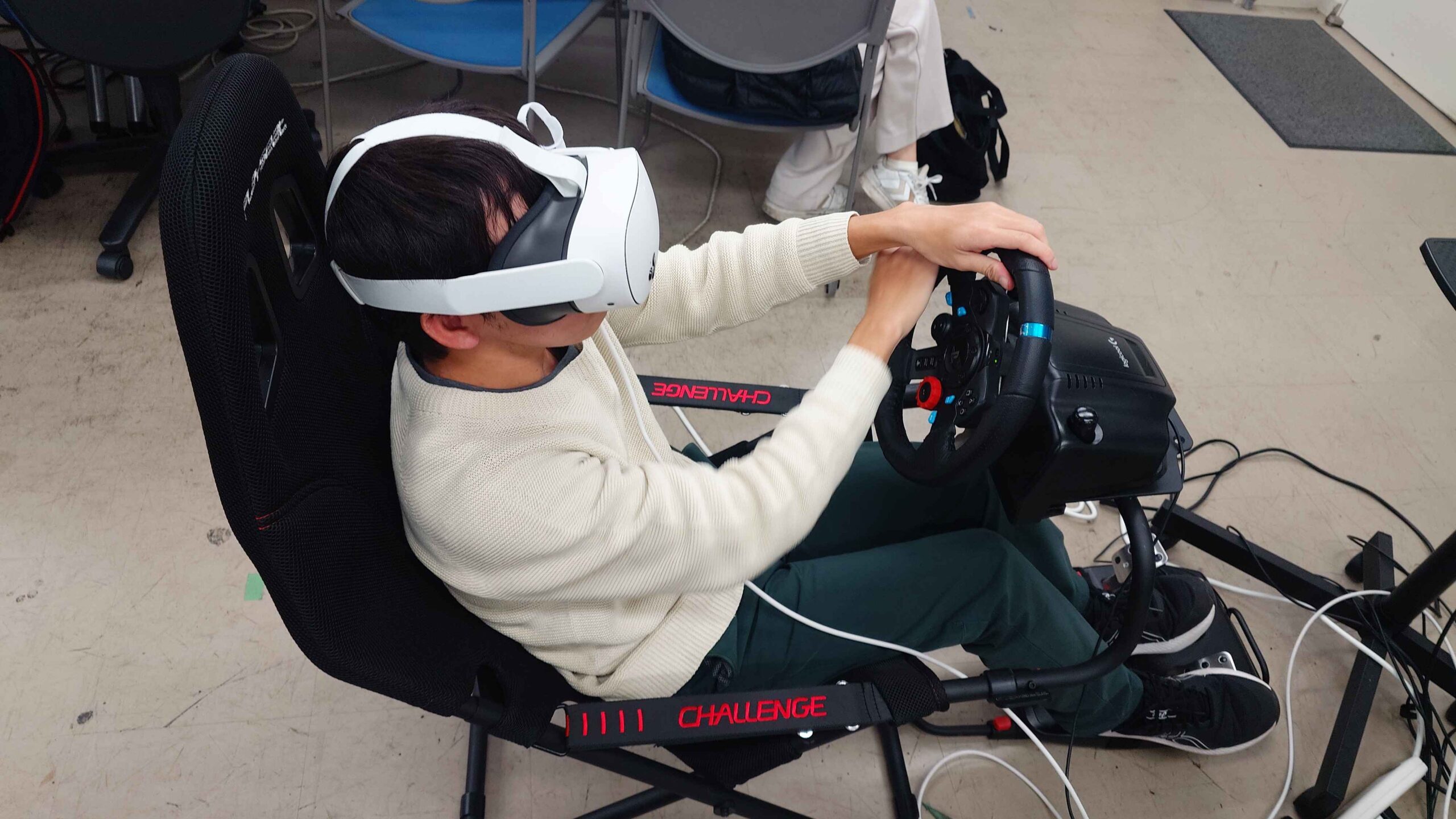 VR式での実験図